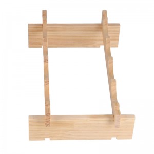 Stackable Pine Wine Rack